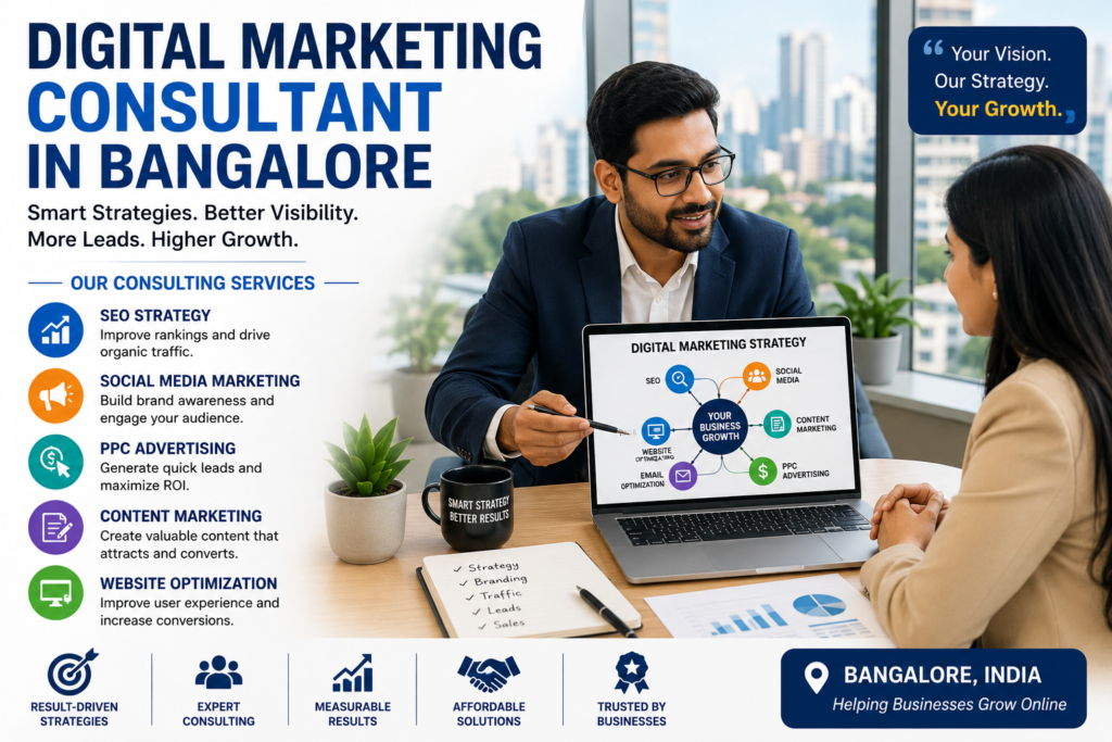 Digital Marketing Consultant in Bangalore services are helping businesses improve online